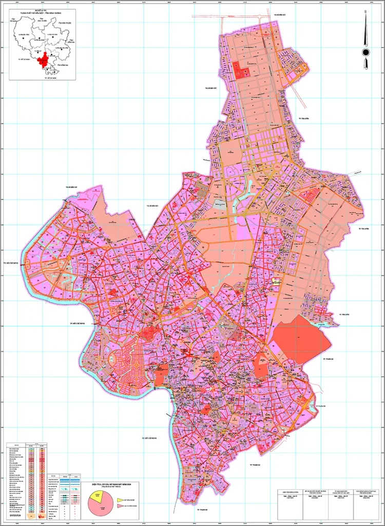 Hồ sơ Kế hoạch sử dụng đất Thành phố Thủ Dầu Một năm 2024